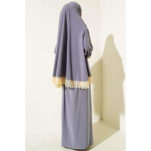 Ensemble de prière en dentelle gris ardoise - Product Image 3