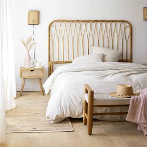 Table de chevet en bois de sapin naturel - Product Image 2