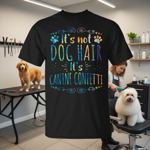 Camiseta Canina Tie-Dye para Peluquería Canina, Camiseta Promocional para Dueños de Mascotas y Peluqueros Caninos - Product Image 3