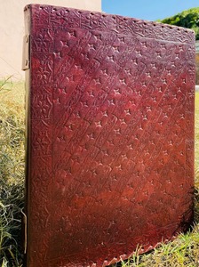 Journal en cuir fait à la main Vintage non doublé papier épais cahier en cuir Journal blanc fait à la main livre carnet de croquis - Product Image 4