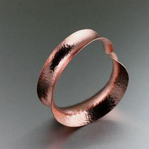 Bracelet en cuivre pur indien tendance au design unique, style religieux, technique de sculpture écologique pour hommes et femmes - Product Image 4