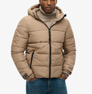 Veste d'hiver bouffante personnalisée pour hommes col montant vêtements d'extérieur décontractés manteaux de haute qualité veste homme rembourrée - Product Image 1