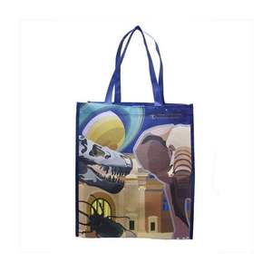 Tamaño personalizado y logotipo impreso Bolsas de compras de mascotas reutilizables ecológicas Bolsos de playa de comestibles no tejidos con asa de cuerda - Product Image 4