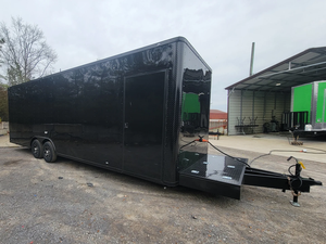 Remorque de vente et de promotion personnalisée de 8,5' x 26' avec façade noire, à prix avantageux - Product Image 3