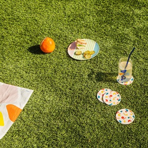 Sous-verres en bambou en copeaux Ensemble de 4 Produits écologiques Fabriqués au Vietnam Décoration de table Vente en gros - Product Image 5