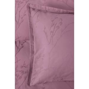 Altınbaşak Ensemble de housse de couette double en satin jacquard Collection Minna Puce - Product Image 5