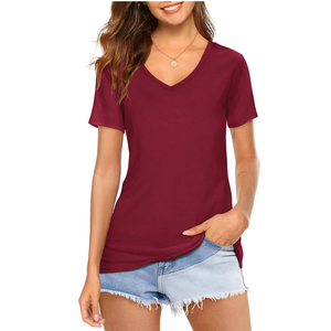 T-shirts pour femmes à imprimé animal, coupe ajustée, en soie/coton, anti-rides, nouveau design, tendance, haute qualité, produits d'exportation, meilleur de Bangladesh - Product Image 4