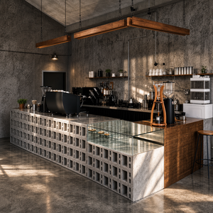 蛋糕架 LED展示架 咖啡桌展示柜 酒店家具 餐厅家具 酒吧家具 餐饮车 酒吧工具 黄金吧台 - Product Image 4