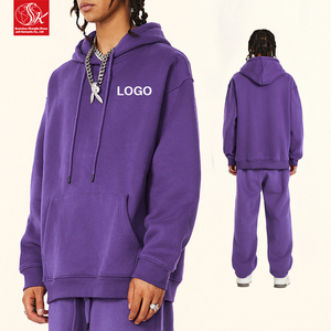 SK Unisex Pullover oversize <span class=keywords><strong>felpa</strong></span> personalizzata da <span class=keywords><strong>uomo</strong></span> in cotone <span class=keywords><strong>con</strong></span> Logo in tinta unita <span class=keywords><strong>con</strong></span> <span class=keywords><strong>cappuccio</strong></span> invernale - Product Image 2