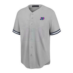 Uniforme de baseball léger et respirant 100% polyester offrant un ajustement confortable, des coutures durables et un style d'équipe professionnel. - Product Image 3