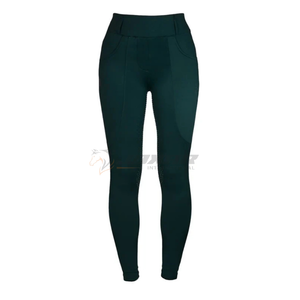 Pantalones de montar transpirables cómodos para mujer, pantalones ecuestres elegantes de tela ligera y duradera para caballos al aire libre - Product Image 1