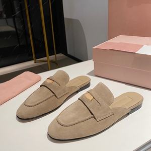 Zapatos Planos de Ballet de Cuero Genuino para Mujer, Diseño de Alta Calidad con Lazos de Seda y Satén, Pantuflas Casuales para Caminar, Aptas para Todas las Temporadas - Product Image 5