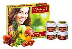 Venta caliente Vaadi Herbals Skin Lightening Fruit Facial Kit para piel brillante o radiante y brillante en casa disponible a buen precio - Product Image 6