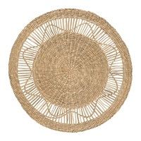 Napperon de Table en jonc de mer Offre Spéciale naturel et écologique, décoration de Table tissée à la main de HNH CRAFT