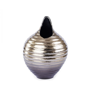 Vase en aluminium marron et or de meilleure qualité Décor festif moderne unique pour les mariages Table décorative pour la maison Quantité en vrac en métal - Product Image 1