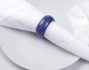 Nouveau Style rond de serviette en bois et résine porte-anneau de serviette pour la décoration de Table anneaux de serviette en résine fabricant forme inde exportation - Product Image 3