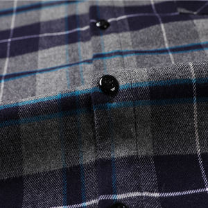 Camisa de franela de algodón a cuadros superventas Nueva llegada Casual Ski Snowboarding OEM Características Botones y agujeros de botones - Product Image 5