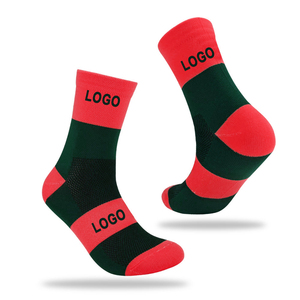 Chaussettes de cyclisme pour jeunes, nouvelle conception 2026, couleur contrastée, printemps |   Chaussettes de cheville en nylon respirant pour les sports de plein air - Product Image 1