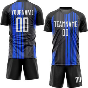 Kit de uniforme de fútbol 2025, ropa de entrenamiento por sublimación, camiseta de fútbol, logotipos y diseños personalizados de poliéster 100%, uniforme de fútbol para hombres - Product Image 2