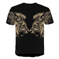 Ropa Deportiva Ligera de Secado Rápido con Diseño de Logotipo Personalizado, Estampado Digital de Tigre, Corte Regular, Unisex, Ecológica y Transpirable para Hombre y Mujer