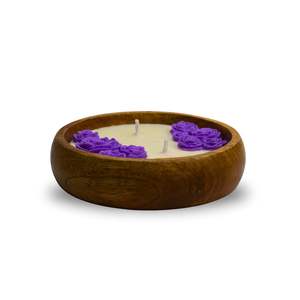 Bougie en bois Bougie de luxe Décoration de la maison et du bureau Bougie parfumée en cire de soja Aromathérapie Décoration intérieure Toutes les occasions (moyenne) - Product Image 2