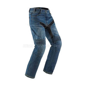 Jean de moto pour homme, renforcé, confortable, coupe flexible, parfait pour la sécurité à moto, le style et toutes les conditions routières - Product Image 3