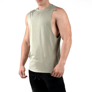 เสื้อกล้ามแขนกุดสำหรับผู้ชายเสื้อกล้ามใส่ออกกำลังกาย - Product Image 1