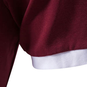 Polos pour hommes imprimés sur mesure Chemise contrastée respirante Polos de golf légers avec 3 boutons Fabriqués au Pakistan - Product Image 5