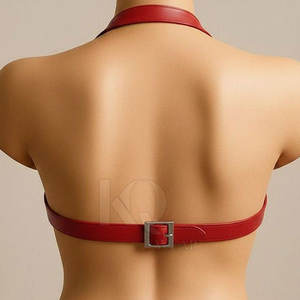 Soutien-gorge en cuir léger pour femme, grande taille, qualité supérieure, maintien élevé, coutures durables, logo frontal, idéal pour le yoga - Product Image 2