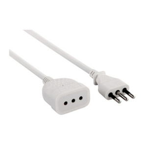 Prolunga Lineare 5 Sezioni 3x0,75 10A Bianca - Product Image 1
