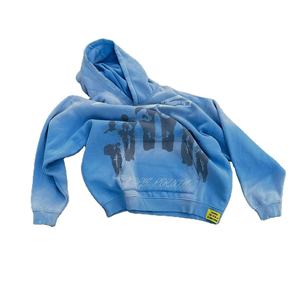 เสื้อมีฮู้ดของผู้ชายดีไซน์แนวสตรีทแวร์สไตล์วินเทจ380GSM พิมพ์ลาย DTG ซีดจางผ้าเฟรนช์เทอร์รี่ปักดิจิตอลสำหรับฤดูหนาว - Product Image 5