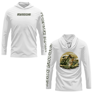 Sweat à capuche de pêche HUK pour homme, vêtement d'été respirant, manches longues, protection solaire, camouflage, sublimation - Product Image 1