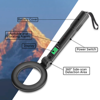 DM3005A Détecteur de métaux professionnel Alarme de poche Pinpointer Scanner haute sensibilité Vérificateur de sécurité Détecteur d'or Digger