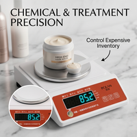Équipement professionnel pour salon de coiffure, balance numérique de haute précision en acier inoxydable POLAN pour le mélange de teintures et de colorations capillaires