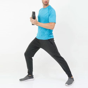 Camiseta Deportiva de Manga Corta para Hombre, Diseño Personalizado, Secado Rápido, Transpirable, Spandex/Nailon, Corte Holgado, Color Sólido, Colores Personalizados - Product Image 3
