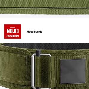 Ceinture de musculation en mousse EVA personnalisée à verrouillage automatique, ceinture de musculation pour la musculation, ceinture de soutien dorsal réglable pour les squats et le fitness, unisexe - Product Image 3