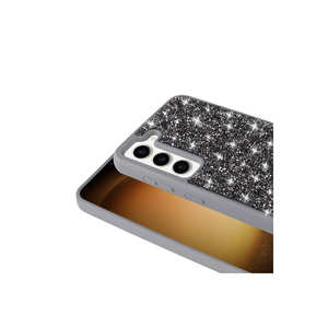 Coque en silicone de luxe avec strass et diamants Netzy SAFA Series Lilac pour Samsung Galaxy S23, coques arrière en silicone souple, protection avant A53 7 - Product Image 6