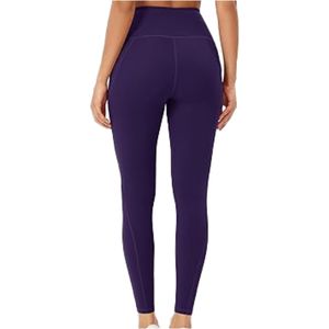 <b>Women's</b> Seamless Organic Cotton Yoga Pants Tights Mid Waist Casual Style Solid <b>Pattern</b> Sustainable <b>Leggings</b> Set - Product Image 2