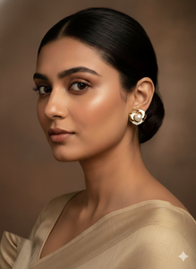 Pendientes de Perlas de Agua Dulce Naturales con Baño de Oro y Perlas de Concha para Mujer, inocencia, belleza, sinceridad y nuevos comienzos - Product Image 4