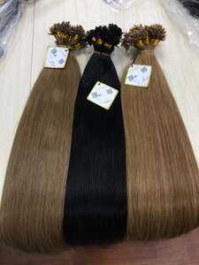 Extensiones de cabello humano vietnamita súper doble de lujo Y punta de un donante Envío rápido de DHL - Product Image 4