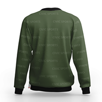 Sweatshirts à sublimation Tissu polyester homme avec logo personnalisé