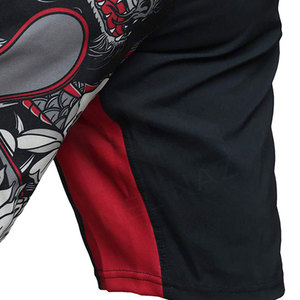 Pantalones cortos MMA con estampado de logotipo personalizado de alta calidad para hombres, el mejor estilo de corte para grappling MMA Fight Wear para boxeo, artes marciales - Product Image 6