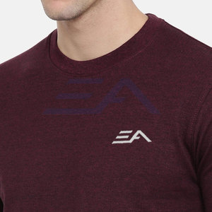 Sweat-shirt pour homme en polaire de coton et polyester uni à manches longues - Haute qualité, écologique et respirant - Product Image 5