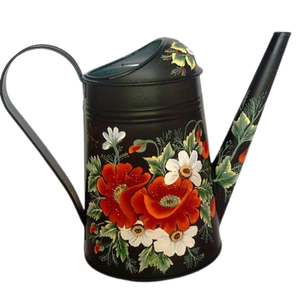 Bidon d'eau en métal fini peint à la main avec long bec et design élégant Bidon d'eau classique avec poignée en métal en gros - Product Image 4