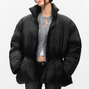 Veste à manches longues pour femmes, veste en tissu doux / Veste ample tendance pour femmes, design léger et confortable, style streetwear, veste matelassée - Product Image 1