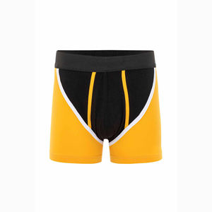 Vente en gros de sous-vêtements pour hommes Boxer pour hommes pur coton respirant wooster-047 - Product Image 6