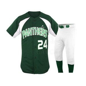<b>Unique</b> Style Baseball Uniform Customized Size New Arrival Training Wear Breathable 100% Polyester Men's Sets with Private Label - Product Image 1