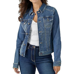 Veste en jean pour femmes fabriquée au Pakistan Dernière conception Prix raisonnable Vêtements pour jeunes Vestes en jean pour femmes Jeans de service OEM - Product Image 5