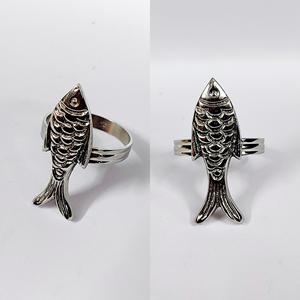 Anneau de serviette en aluminium argent doublure ronde nickelé porte-serviette en vrac fait à la main meilleure qualité utilisation pour Restaurant - Product Image 2