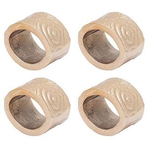 Hot Selling Embossed Design Metal Napkin Ring with custom colors For Wedding Party Banquet Events Usage - Product Image 5